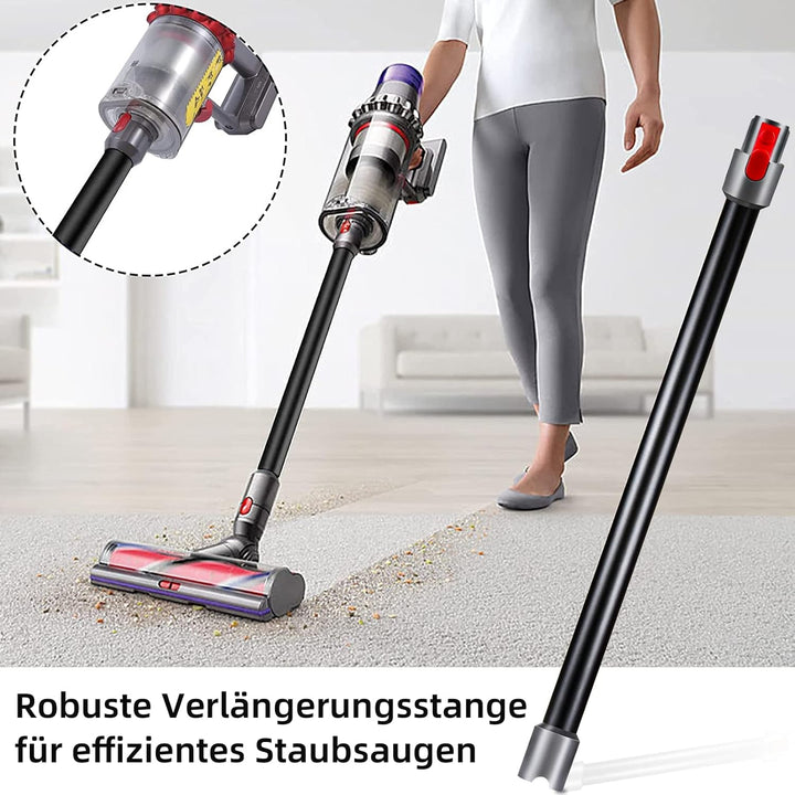 Verlängerungsrohr für Dyson V7 V8 V10 V11 V15 Serie Staubsauger, Ersatz Teleskoprohr Zubehör 72.5cm