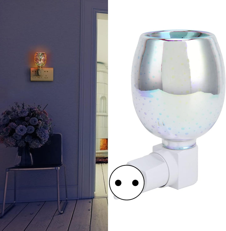 Wax Melts Warmer Plug in Wall Glass Electric Wax Melter Warmer Star Night Light mit Wachsbrenner für