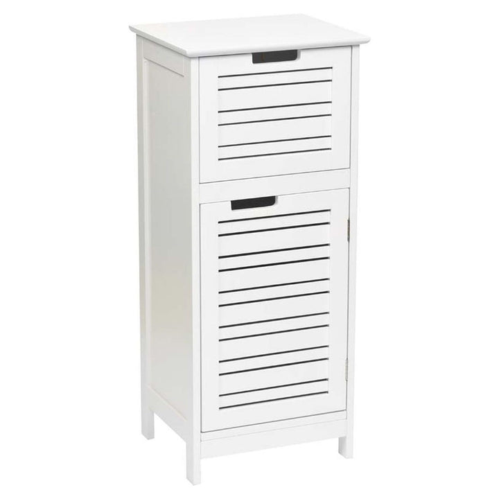 EVIDECO 9902300 Badezimmer-Unterschrank Miami Weiss, 8,6 cm H x 36,4 cm L
