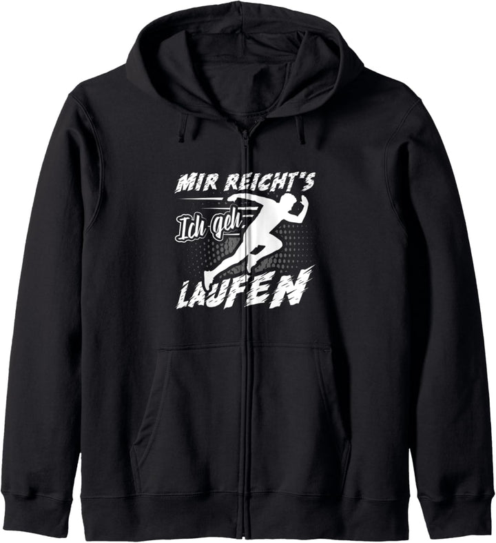 Jogger Design Mir reichts laufen und einem Läufer Kapuzenjacke