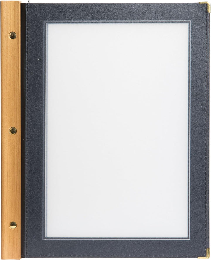 Securit Speisekarten-Mappe Box, DIN A4, Schwarz-Wood, 35 x 27 x 35 cm 35 x 27 x 35 cm Schwarz-wood,