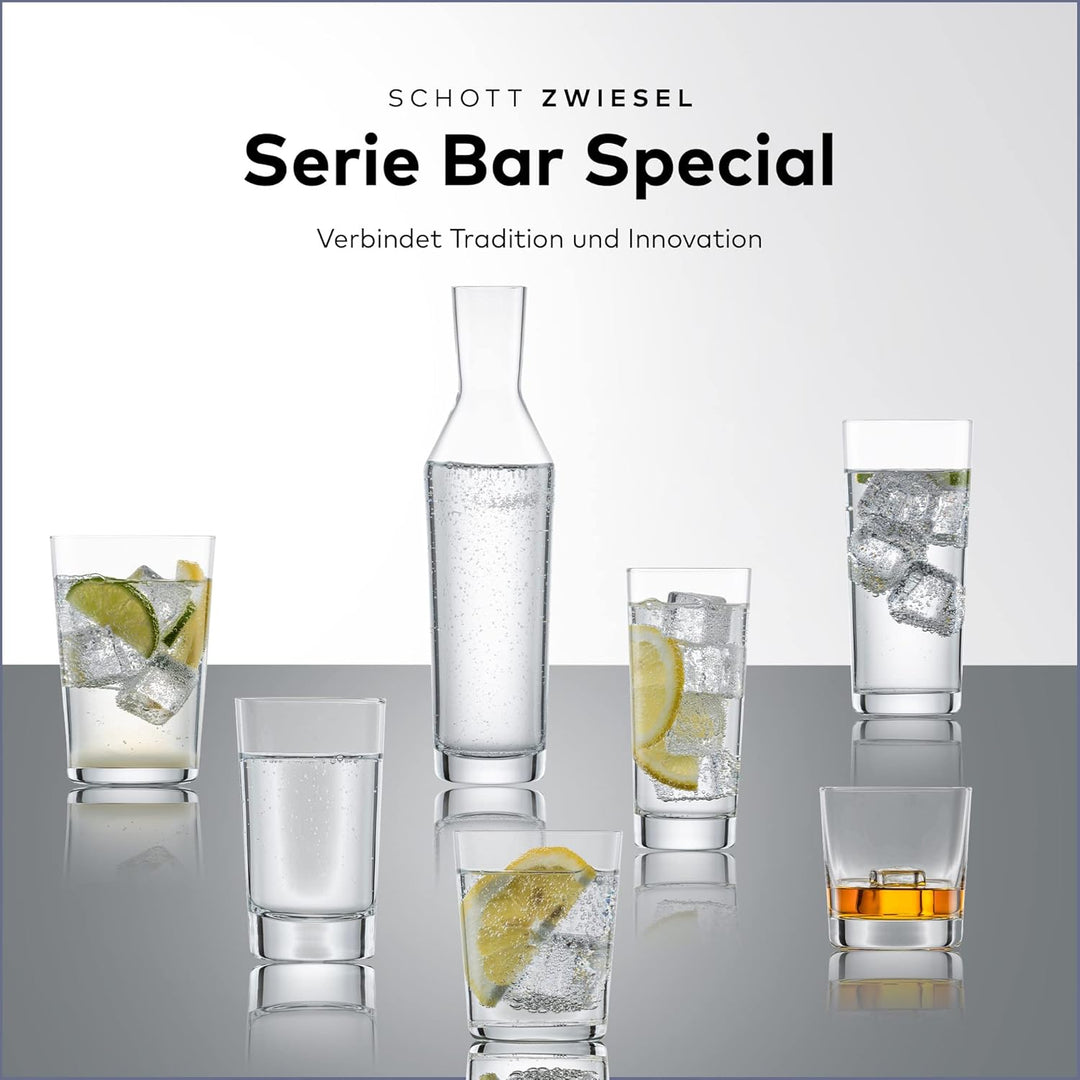 SCHOTT ZWIESEL Longdrinkglas Basic Bar Selection (6er-Set), geradliniges Trinkglas für Longdrinks, s