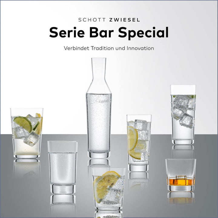 SCHOTT ZWIESEL Longdrinkglas Basic Bar Selection (6er-Set), geradliniges Trinkglas für Longdrinks, s