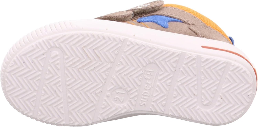 Superfit Mädchen Moppy Sneaker 19 EU Beige Orange 4000, 19 EU Beige Orange 4000