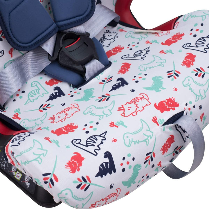JYOKO Kids Bezug kompatibel mit Romer Advansafix, Evolva IV M, aus Baumwolle (Dino Party, ADVANSAFIX