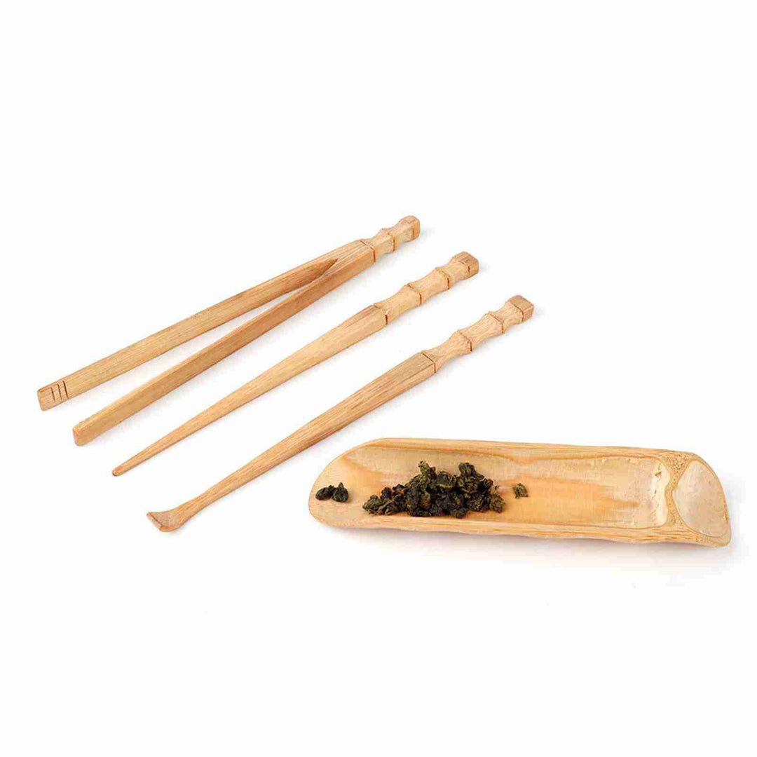 4 Stücke Teelöffel Chinesisches Klassisches Teeservice Werkzeug Teezeremonie Zubehör Chinesisches Ku
