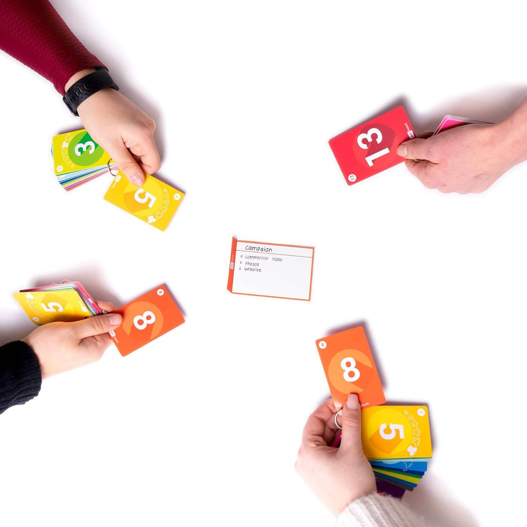 PATboard Planning Poker Cards - Set mit 4 Decks - Schreibwaren für agiles Scrum - Schätzung Fibonacc