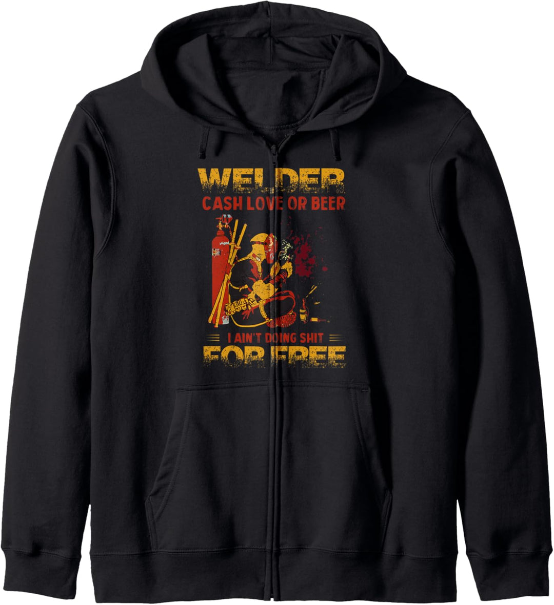 Funny Welder & Welding Kapuzenjacke