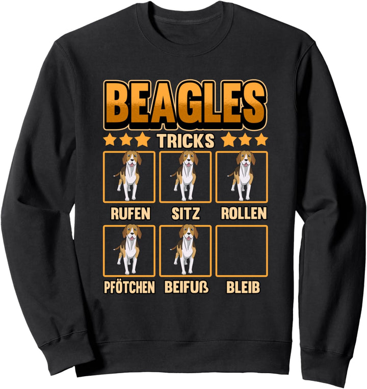 Hund Beagle Hundebesitzer Lustig Tricks Spruch Geschenk Sweatshirt