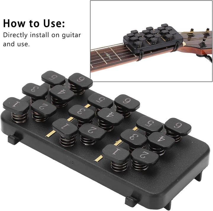 110+ Akkorde Gitarrenwechsler, Hilfsmittel-Lernsystem für Anfänger, Klarer Ton, Gitarren-Akkord-Trai