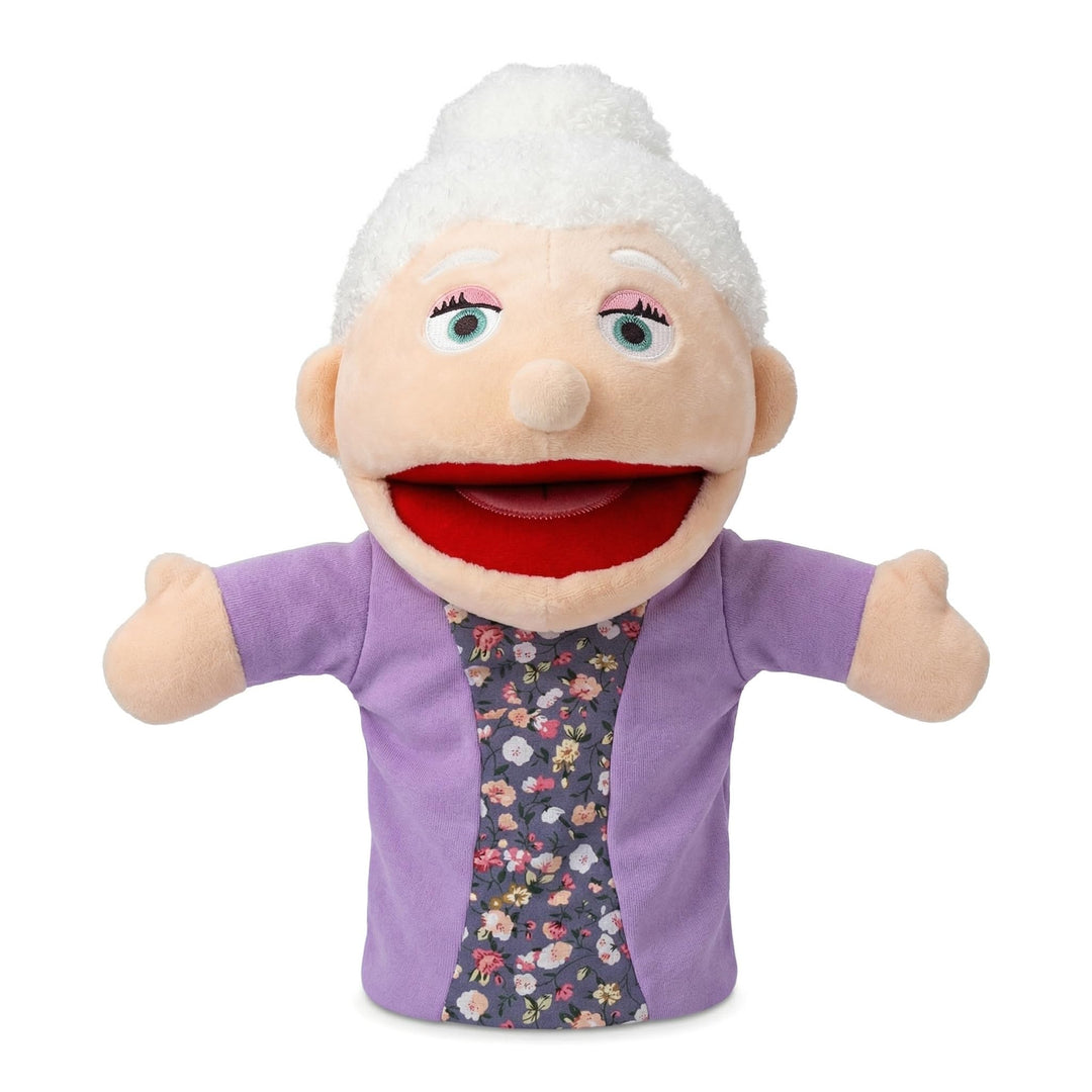 LOMTRATS Familie Handpuppen für Kinder, beinhaltet Opa, Oma, Papa, Mama, Tochter, Sohn mit beweglich