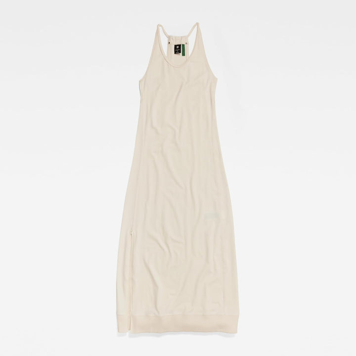 G-STAR Damen Racer Slip Kleid Dresses XXS Beige (Ecru D23296-d393-159), XXS Beige (Ecru D23296-d393-