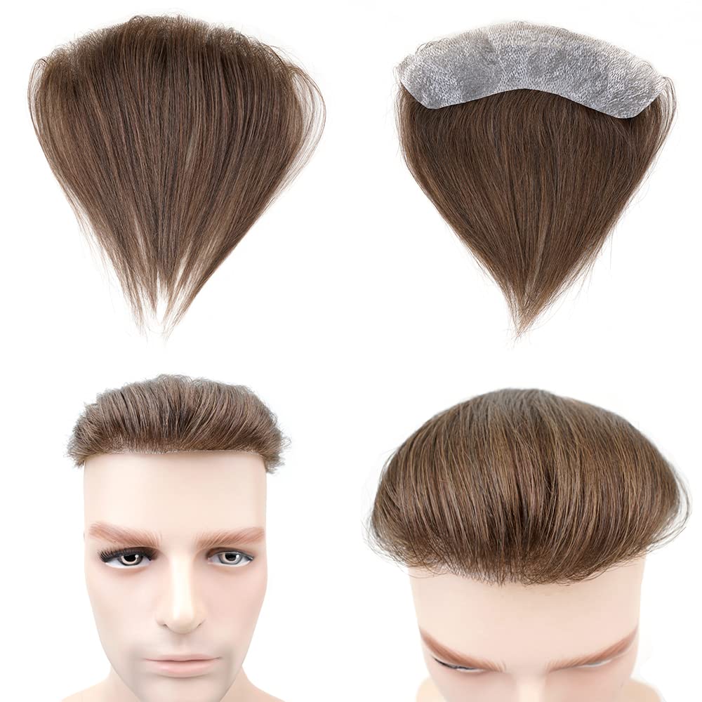 Lordhair Toupet Herren,100% Europäisches Echthaar Herren Toupet Echthaar,V-LOOP Skin Toupet Herren,T