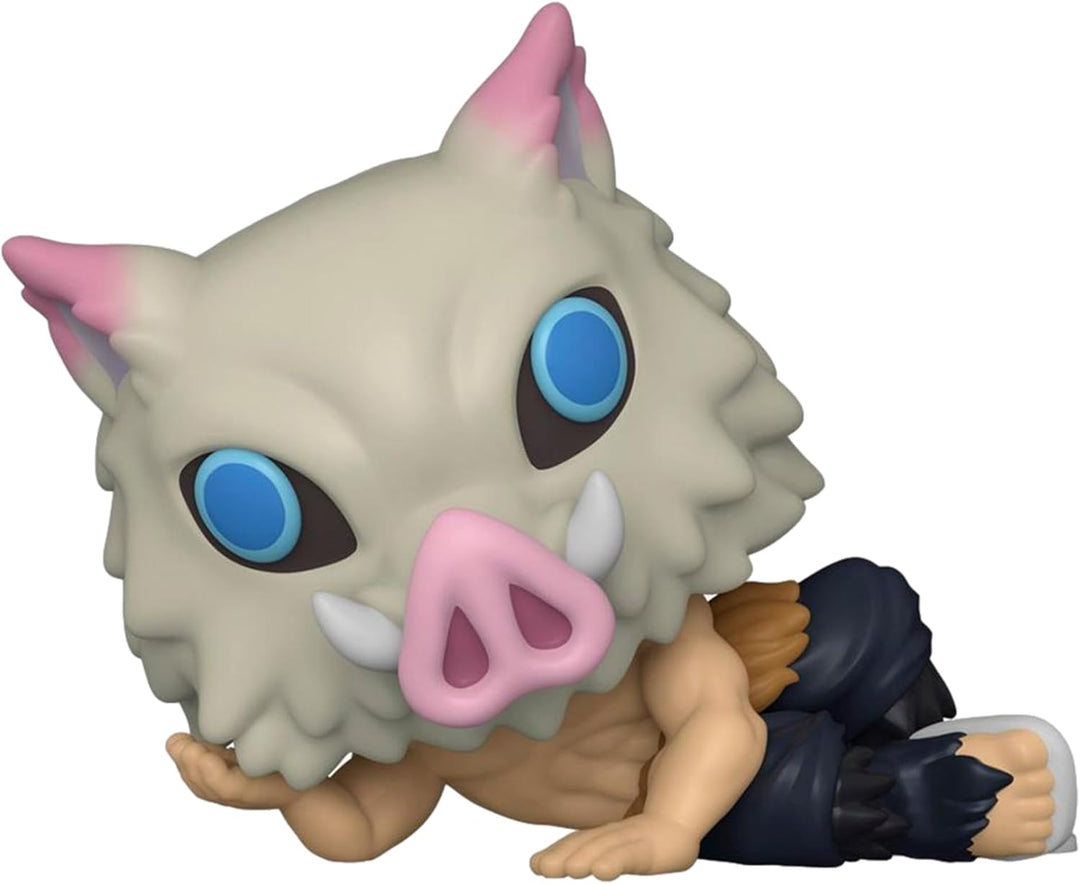 Funko POP! Animation #1090 Demon Slayer Inosuke Hashibira Lounging in Mask Vinyl Figure - BoxLunch E
