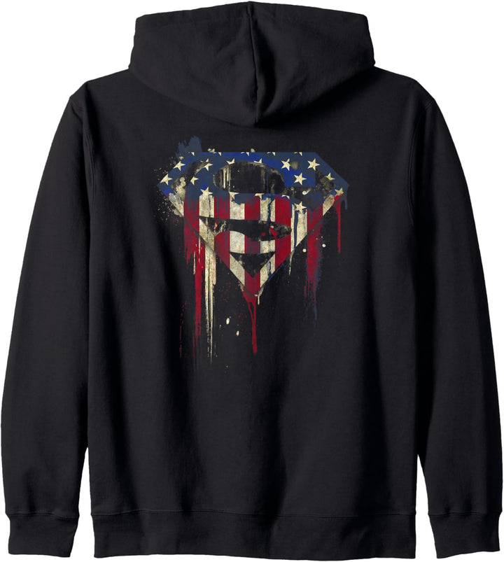 Superman Bleeding Classic Shield Kapuzenjacke
