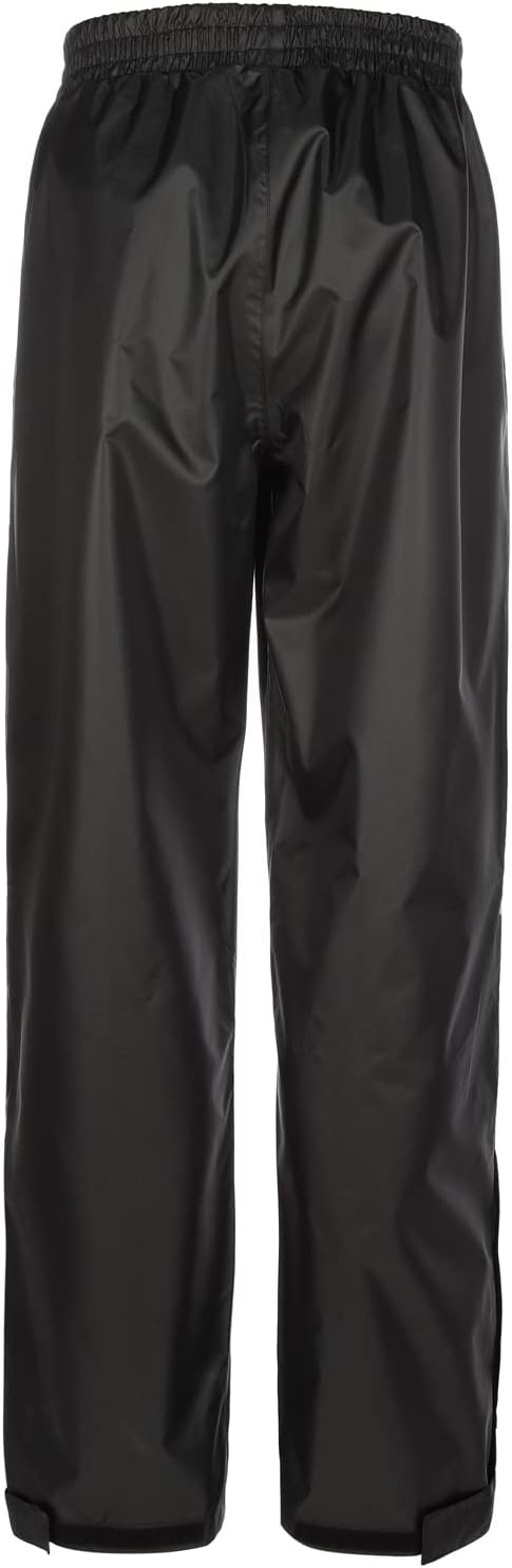 Dry Fashion Herren Regenhose inkl. Packsack - Leichte Regenbundhose mit Pack-Tasche Überziehhose Was