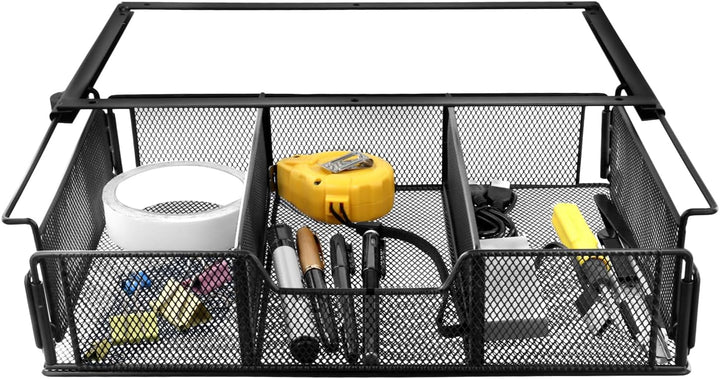 QWORK® schublade unter schreibtisch, Schubladen Organizer für Schreibtisch & Schminktisch, Versteckt