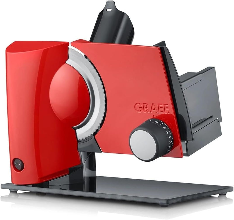 GRAEF Allesschneider S32103 | Multifunktionale elektrische Schneidemaschine | Wurst, Käse, Brot und