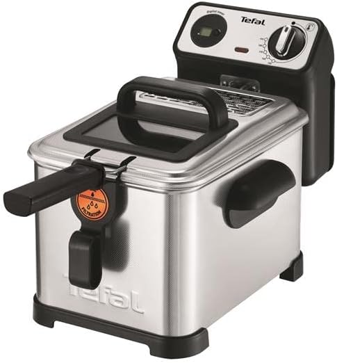 Tefal fr5191 nur freistehend Fritteuse Fritteuse, 1,3 kg, Metall, 4 l, Single, Edelstahl)