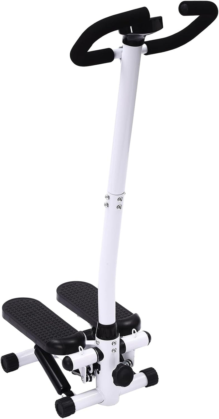 Swingstepper Mini Stepper Zuhause Für Fitness Stepper Mit Lenker 150 Kg Widerstandsbänder Display Fü