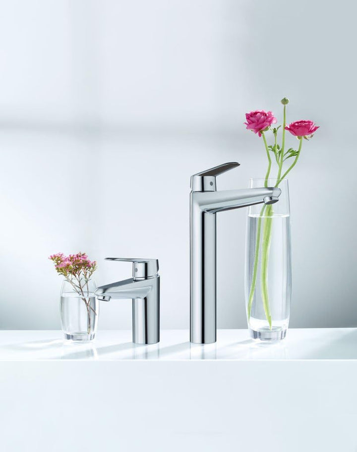 Grohe Eurodisc C Einhand-Waschtischbatterie mit Energieparfunktion, 2338420E, Silber
