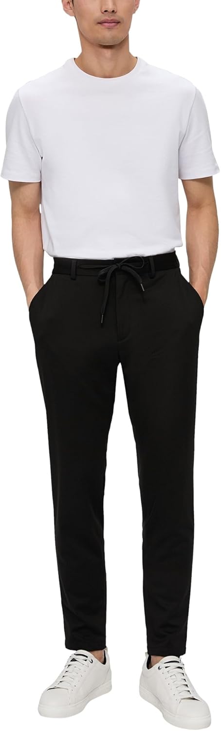 s.Oliver Herren Anzughose 25 Grey/Black 9999, 25 Grey/Black 9999