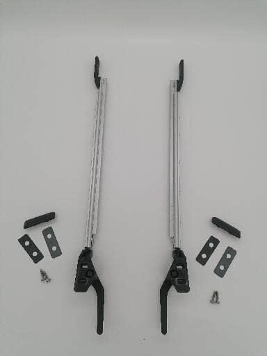CR-MOESANCO® Kompass-Set rechts + Links für Wohnwagen 27,6 cm, Fensterarm-Haltestütze für Wohnmobile