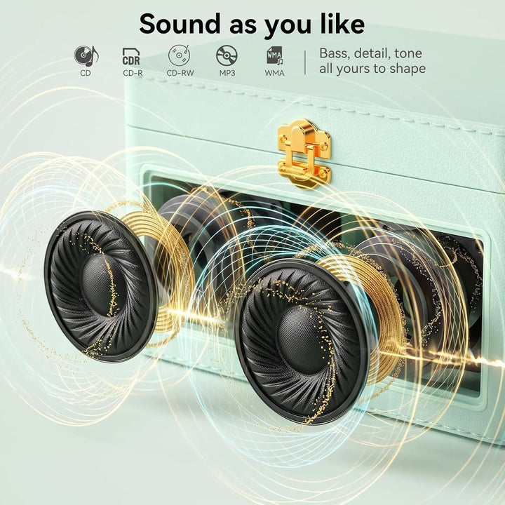 CD Player Tragbar Bluetooth: Kegaudio Radio mit CD-Player Tragbarer mit Lautsprecher Fernbedienung U