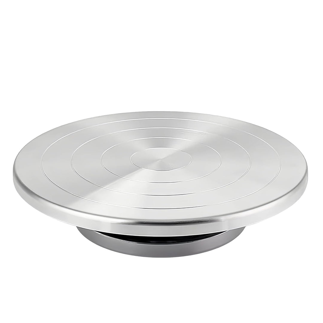 Töpferscheibe, 25cm Aluminium Drehscheibe DIY Tonwerkzeuge Doppelseitige Kuchenkeramik Drehscheibe,