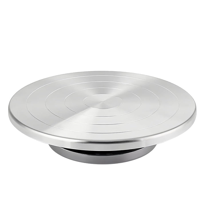 Töpferscheibe, 25cm Aluminium Drehscheibe DIY Tonwerkzeuge Doppelseitige Kuchenkeramik Drehscheibe,