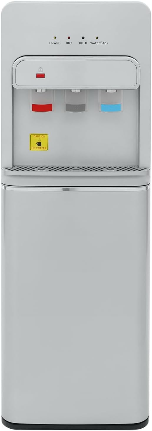 550W Bodenstehender Wasserspender mit Bodenbeladung, Kalt Heiss Doppelfunktion Elektrisch Heisswasse