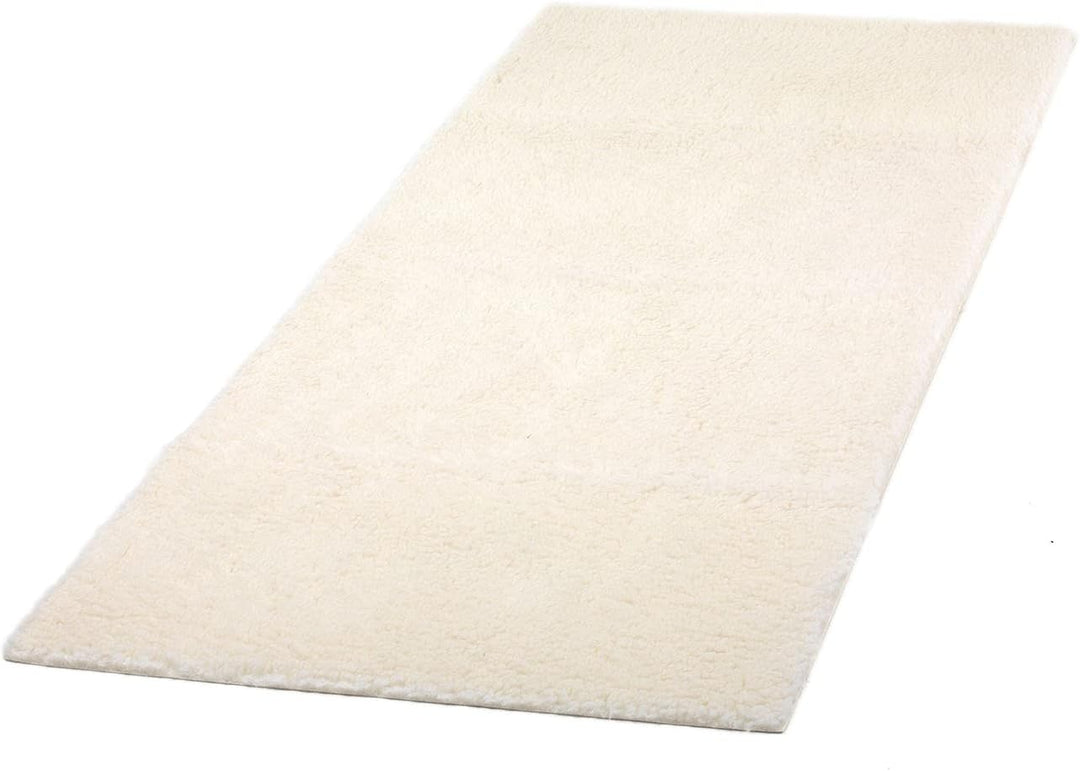 Bodhi Schurwoll-Yogamatte Natur | Schurwollmatte | 100% Schafschurwolle (1200 g/m²)| Weich & Isolier