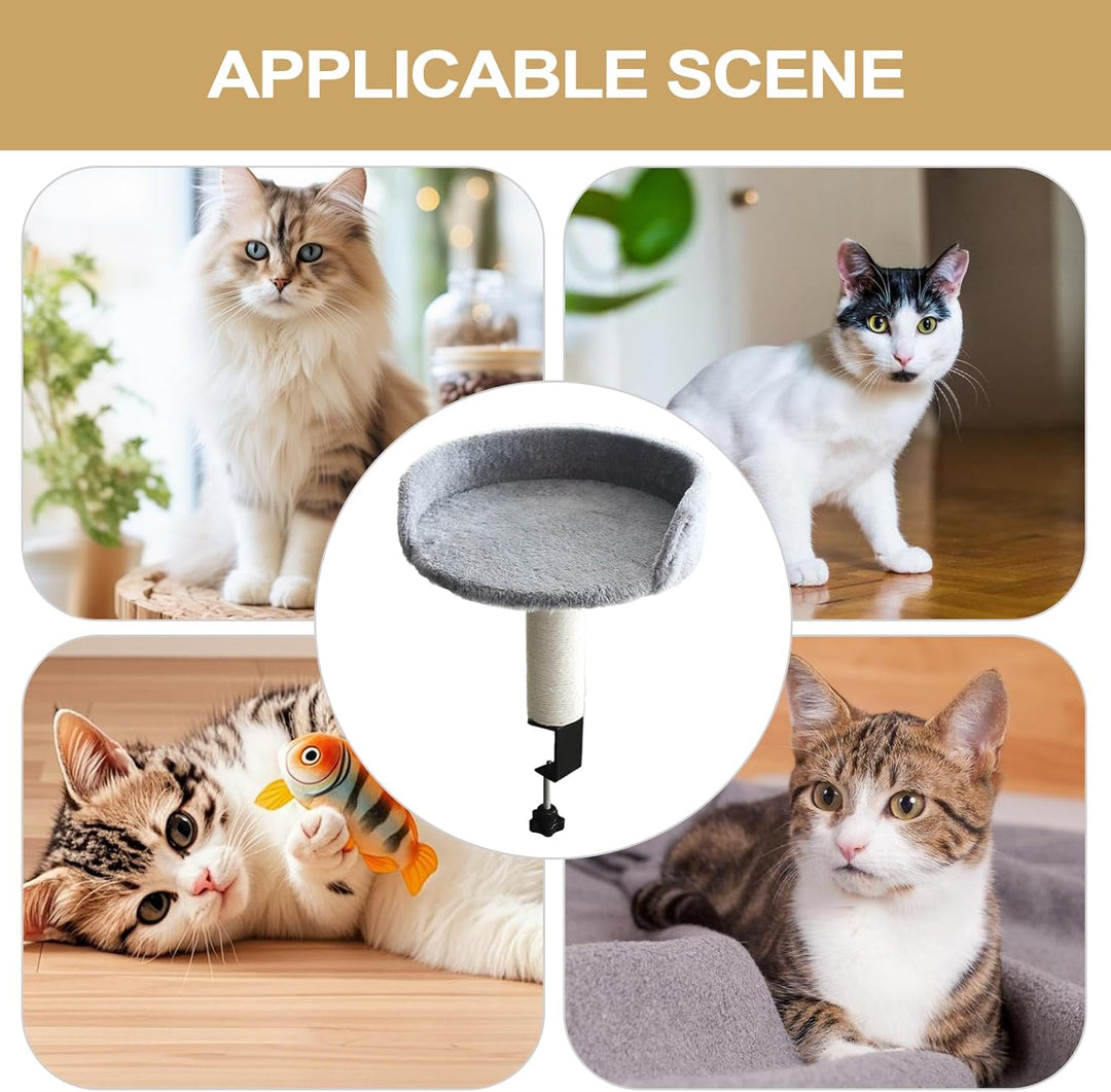 Abnehmbares Katzenbett Für Den Schreibtisch | Schreibtisch Klemme Katzenbett | Höhenverstellbare Kät