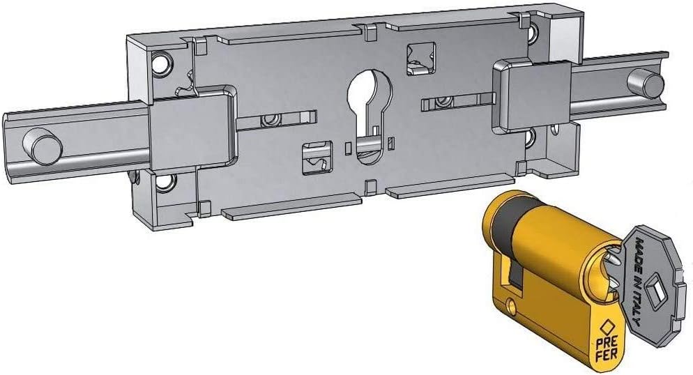 Zentralschloss für Rollladen mit Euro-Profilzylinder