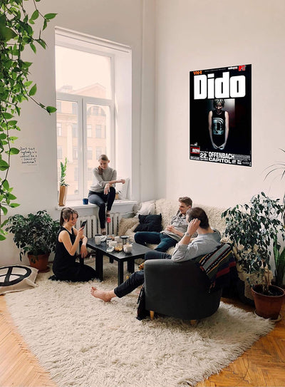 Dido - Here with Me, Offenbach 2001 » Konzertplakat/Premium Poster | Live Konzert Veranstaltung | DI