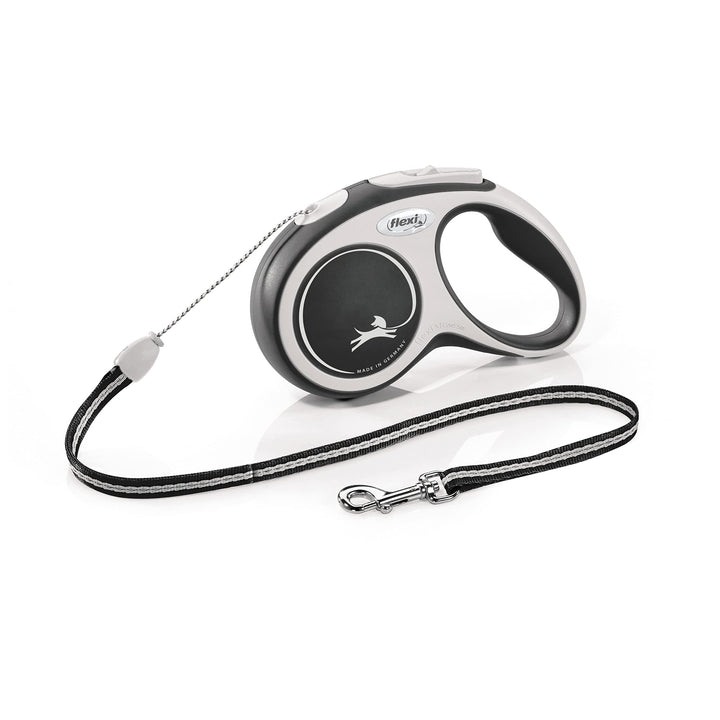 flexi Hundeleine, ausziehbar, mit weichem Griff, 3 m / 5 m / 8 m / 8 m / 8-20 kg, 4000498042847, Sch