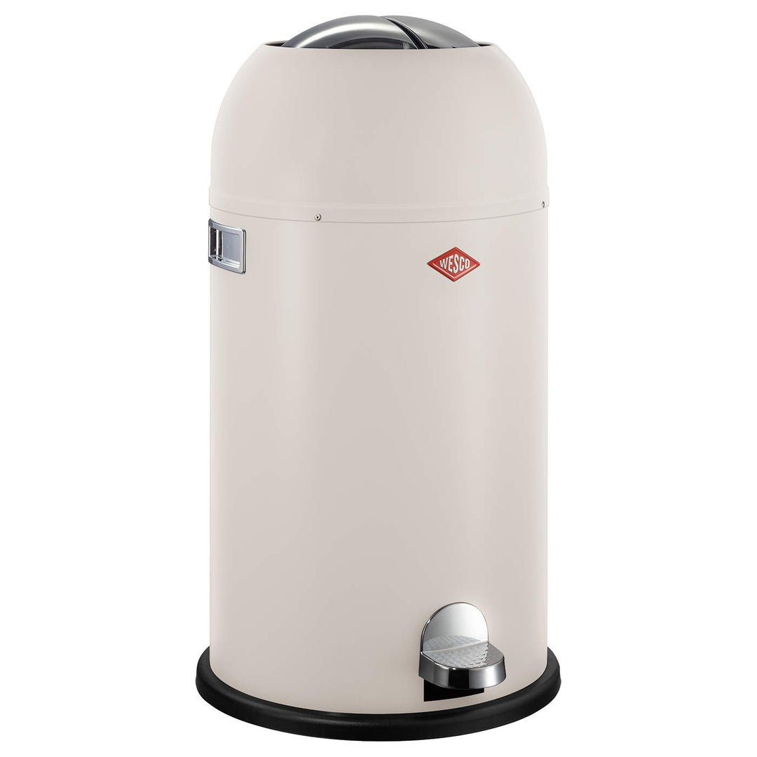 Wesco Kickmaster Mülleimer, Metall, Sand/matt, H 69cm/D37,5cm/33l H 69cm/D37,5cm/33l Sand/Matt, H 69