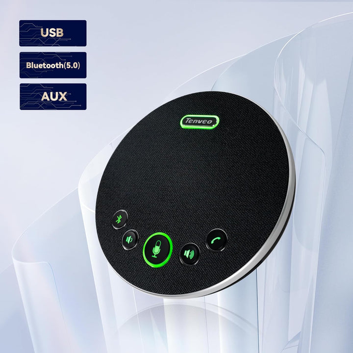 Tenveo PTZ Kamera 3X Optischer Zoom Konferenzkamera USB3.0/HDMI/RS485/RS232 1080P HD 114° Weitwinkel