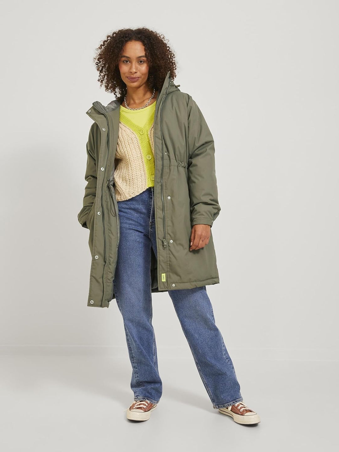 JJXX Female Parka JXHELLA Parka XS Dusty Olive, XS Dusty Olive