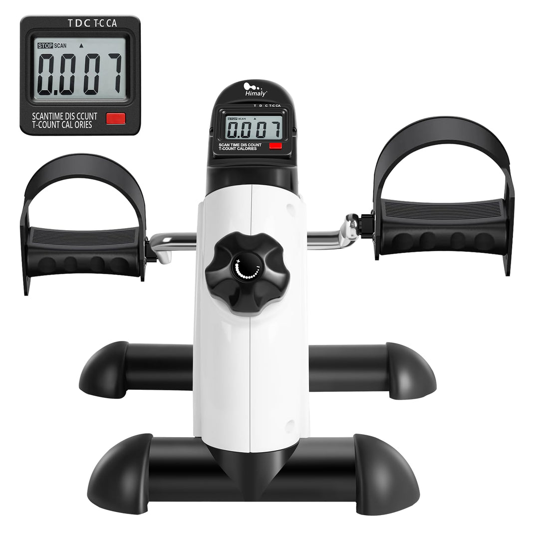 himaly Mini Bike Heimtrainer, Arm- und Beintrainer, Pedaltrainer für Senioren und Junge, Muskelaufba