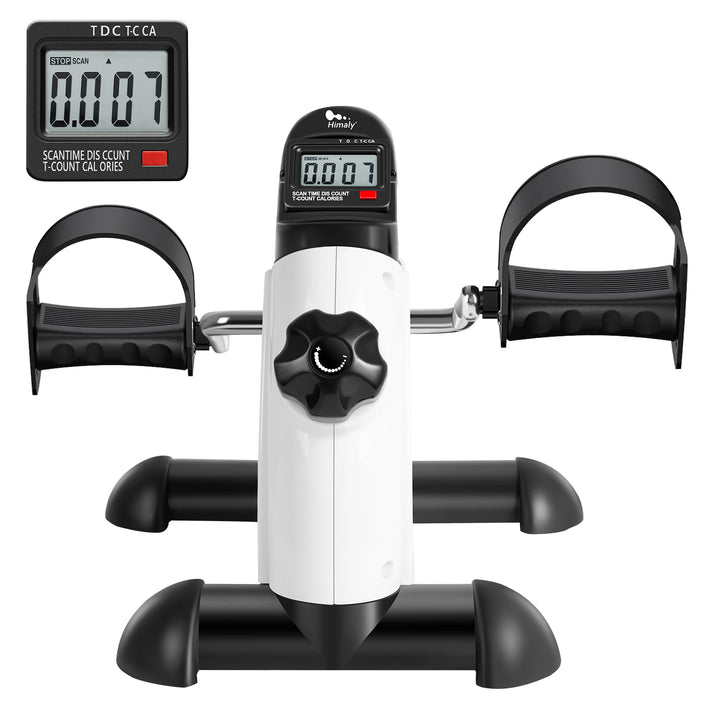 himaly Mini Bike Heimtrainer, Arm- und Beintrainer, Pedaltrainer für Senioren und Junge, Muskelaufba