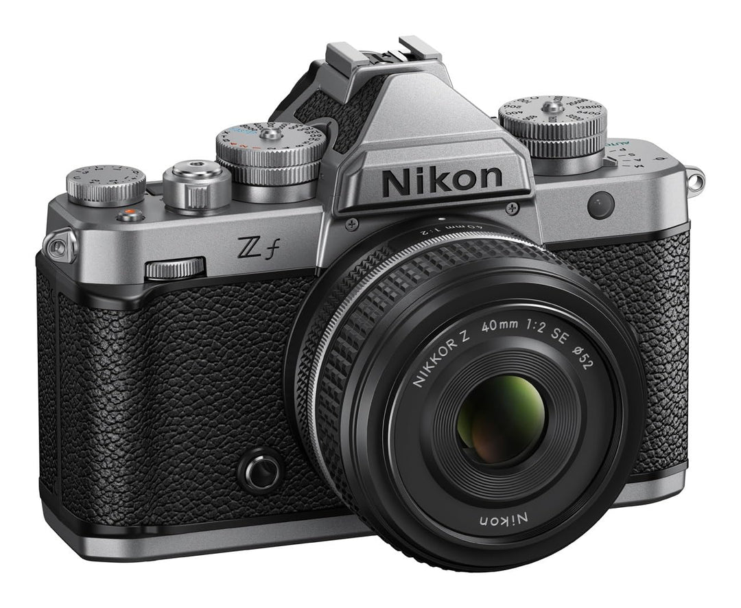 Nikon Z f Silber Kit Nikkor Z 40mm 1:2.0 Spez. Edition (Vollformatkamera, 24.4MP, 4k Video, Pixel Sh