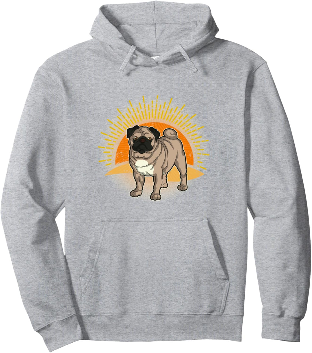 Mops Kapuzenpullover Geschenk Pullover Hoodie