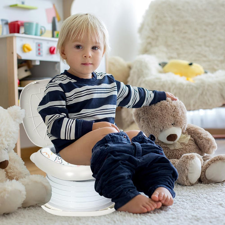 Klapptoilette für Kinder,Kindertoilette Tragbar,Kinder Reise Töpfchen,Töpfchen Faltbar,Tragbare Baby