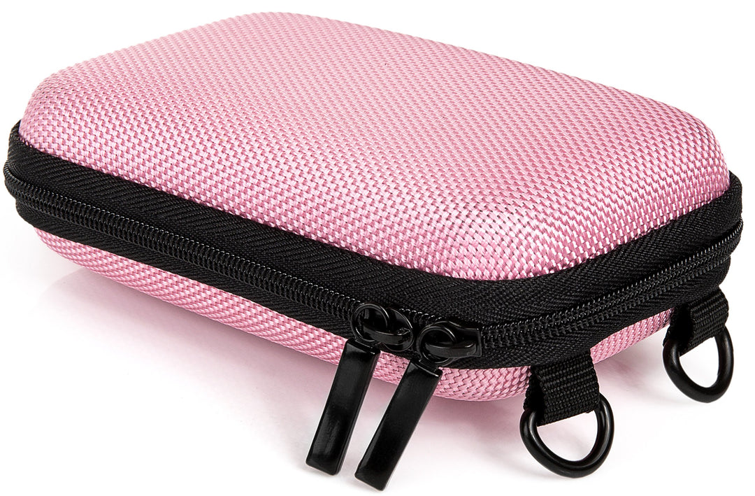 Baxxtar Hardcase Pure PINK S Kameratasche für Digitale Kompaktkameras mit Schultergurt und Gürtelsch