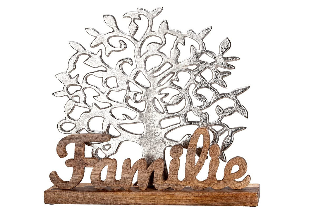 GILDE Deko Figur Dekoobjekt - Symbol - Lebensbaum Familie - Dekoration Innenbereich - Geschenke Frau
