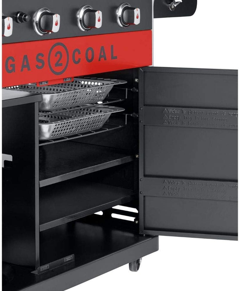 Char-Broil MADE2MATCH Innenregal Gas2Coal 2.0 440