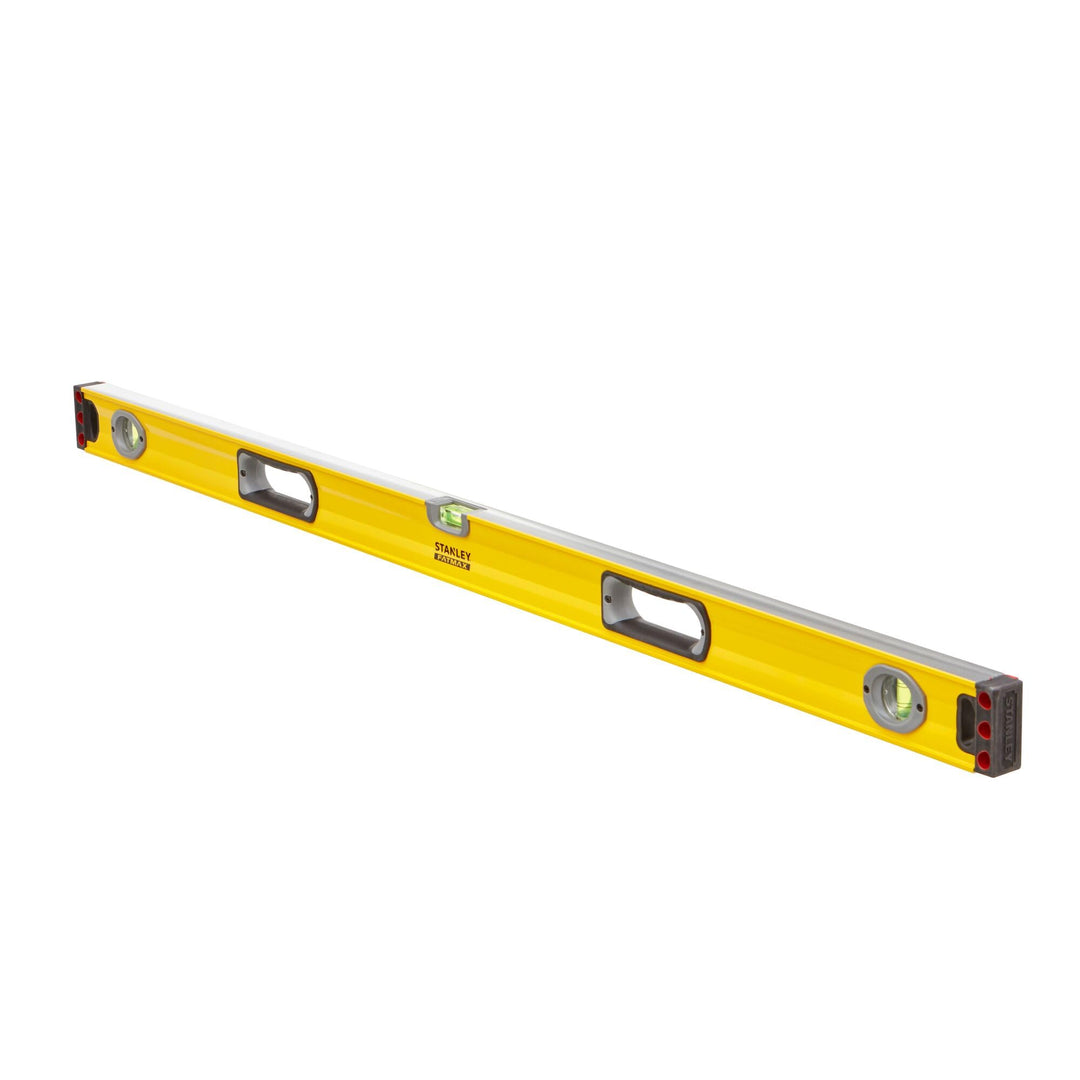 Stanley FatMax Wasserwaage II (120 cm Länge, horizontale Libelle, vertikale Libellen, Aluminiumkorpu