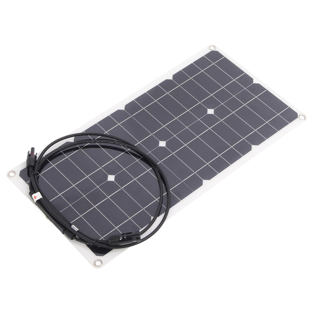 25 W 16 V flexibles Solarpanel monokristallines PV Modul Ladegerät für RV Marine Rooftop Farm Batter