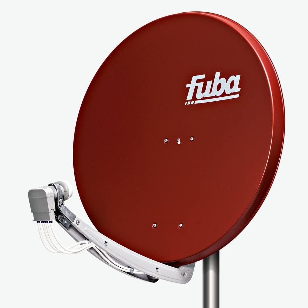 Fuba DAA 850 Satellitenspiegel 85cm Rot ziegelrot 85 cm, ziegelrot 85 cm